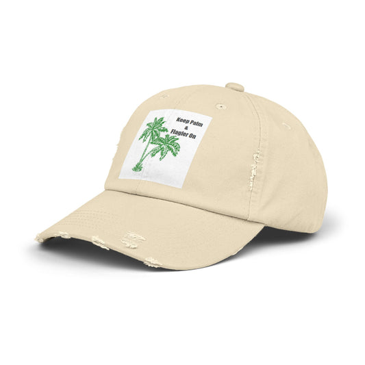 Chill Tropical Cap, Casual Beachwear, Gift for Beach Lovers, Summer Accessory, Travel Hat, Relaxed Outdoor Style